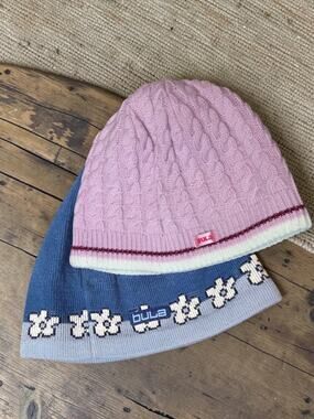 Bula Cute Fun Girl's Winter Hat Beanie  Bundle Lot X 2